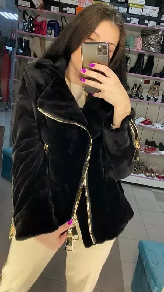 From a hooded fur coat to a fur biker jacket