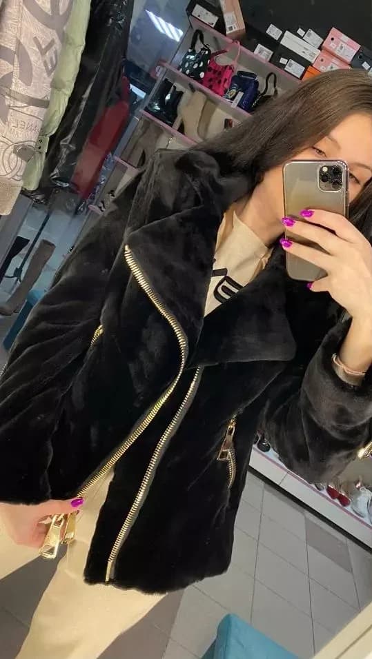 From a hooded fur coat to a fur biker jacket